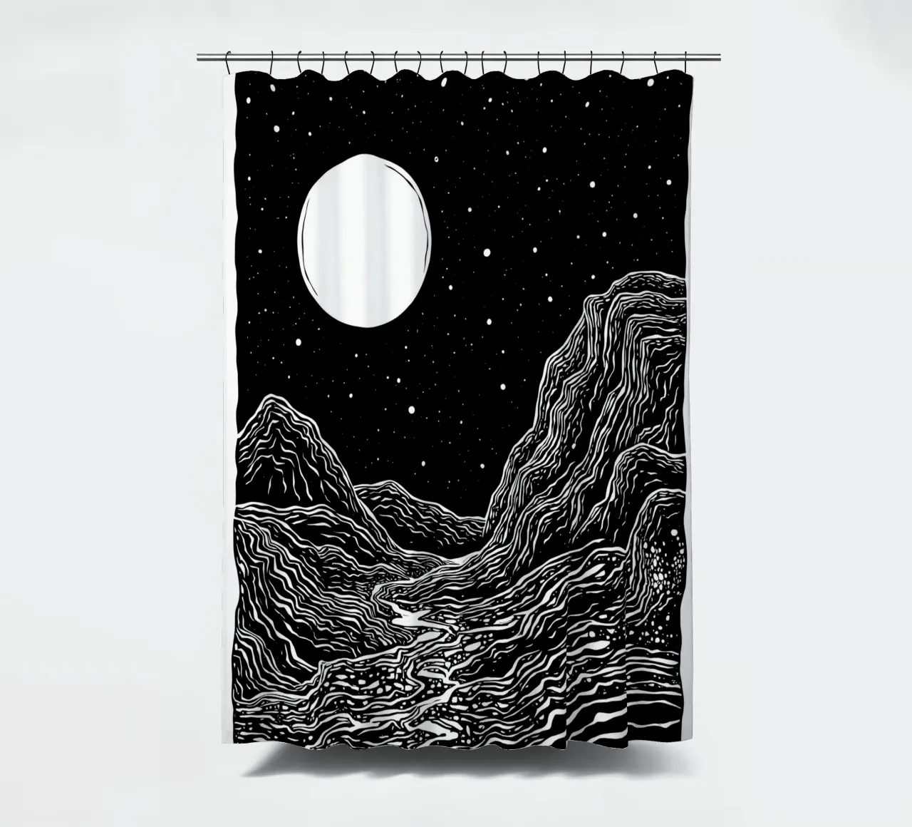 Moonlit Path tenda da doccia da Indigo Rain