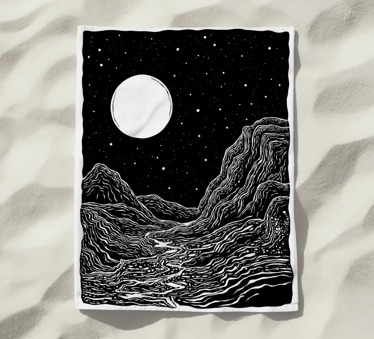 Moonlit Path telo mare da Indigo Rain