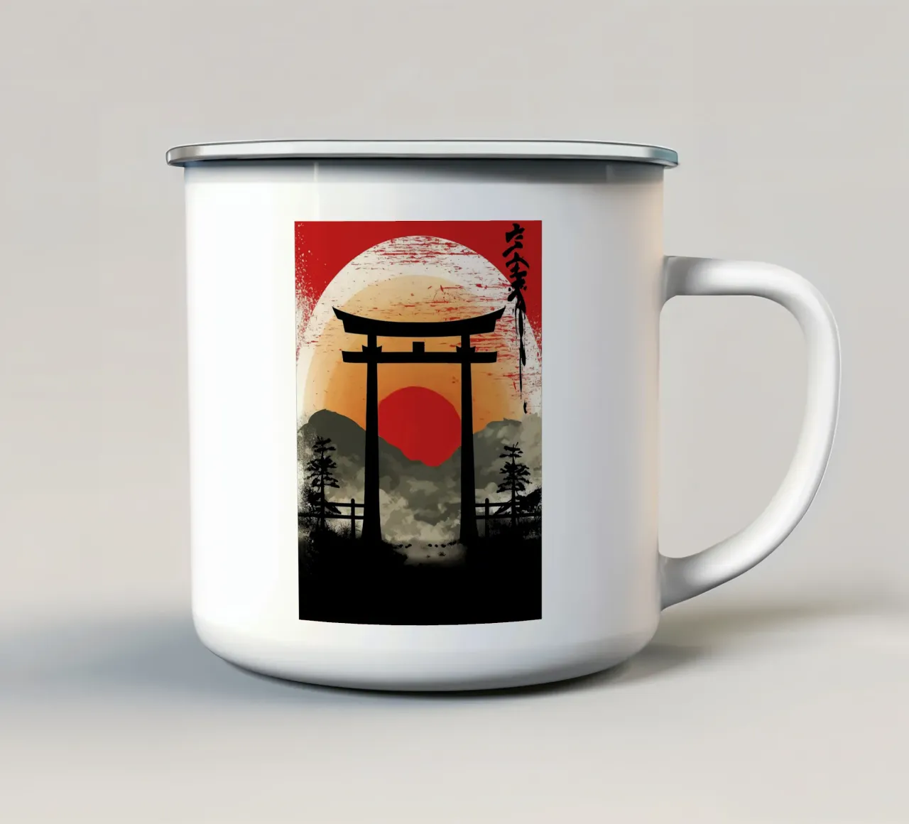 manifesto del Giappone tazza in smalto da ARTVI-SHOP