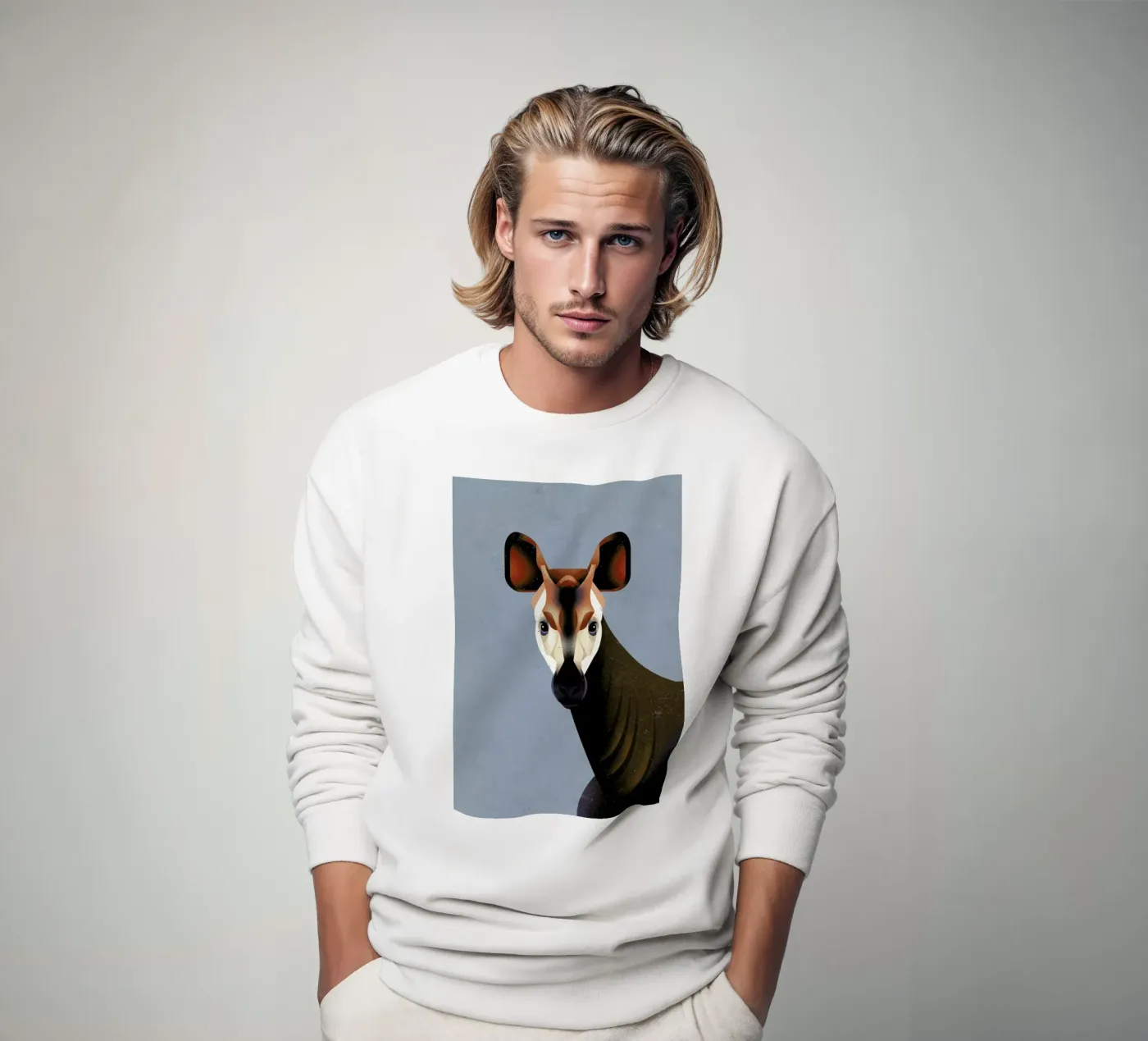 Okapi sweatshirt van Dieter Braun