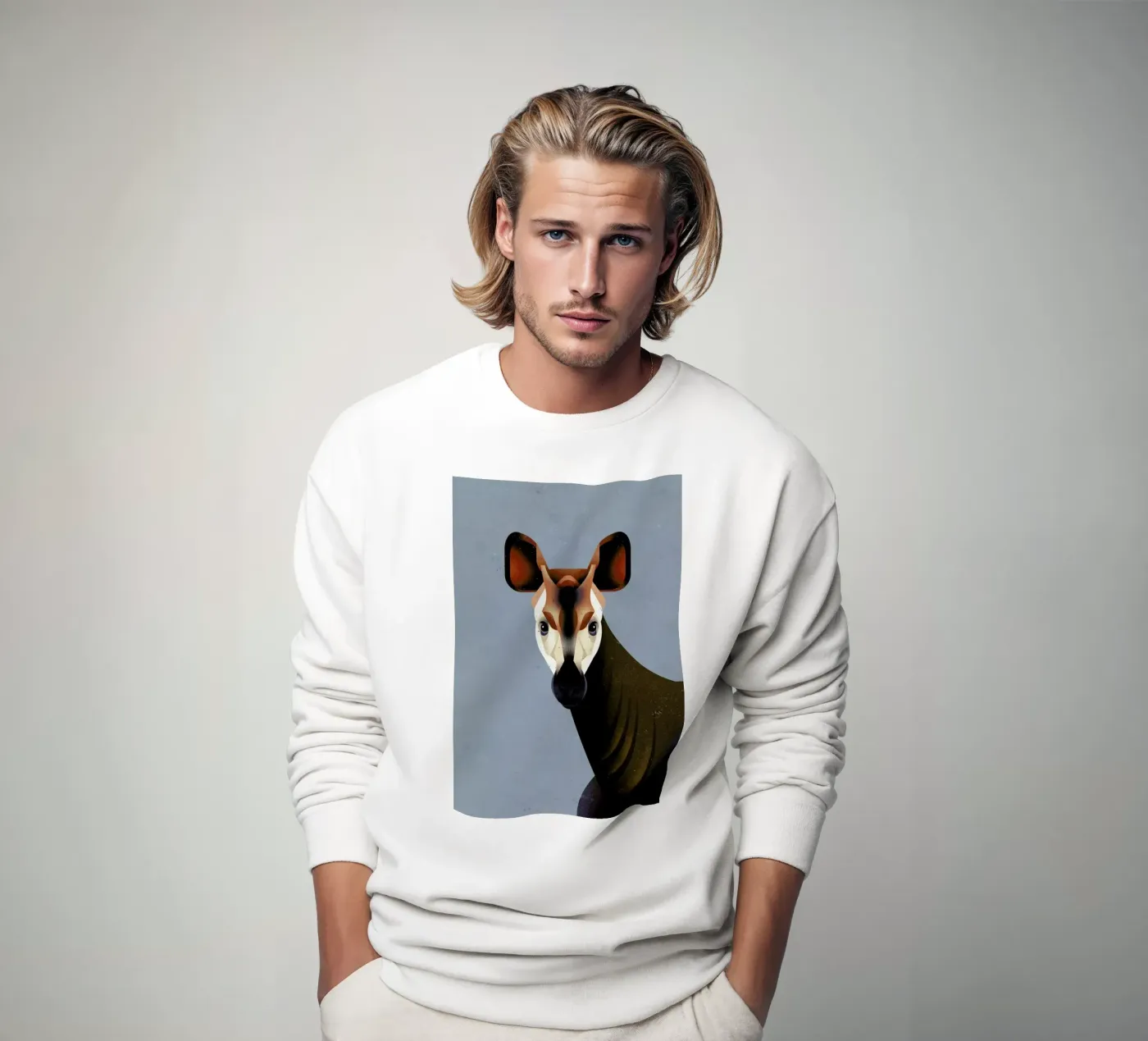 Okapi sweatshirt van Dieter Braun