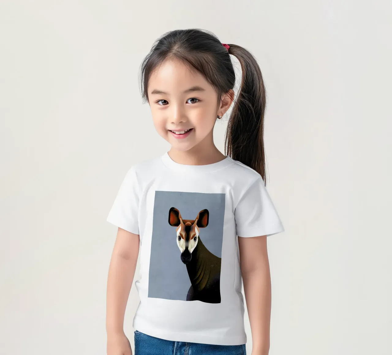 Okapi t-shirt bambini da Dieter Braun
