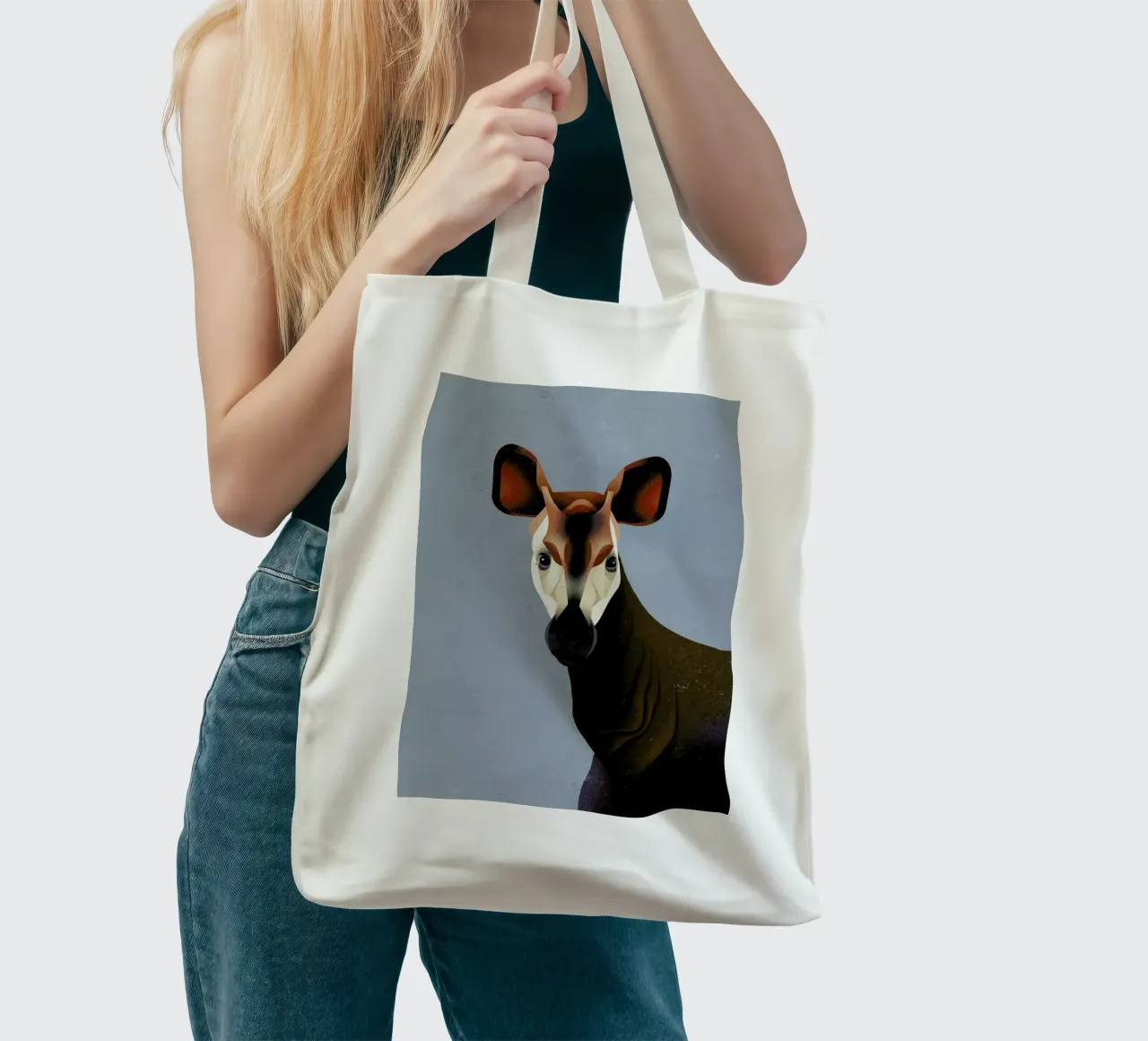 Okapi borsa in juta da Dieter Braun