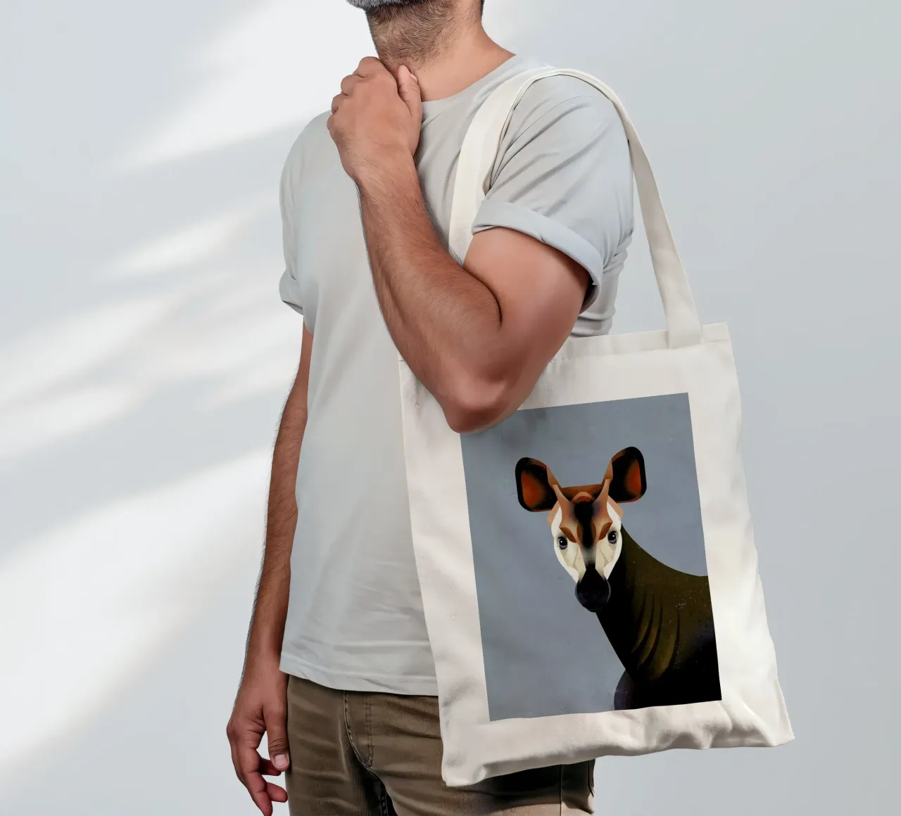 Okapi borsa in juta da Dieter Braun