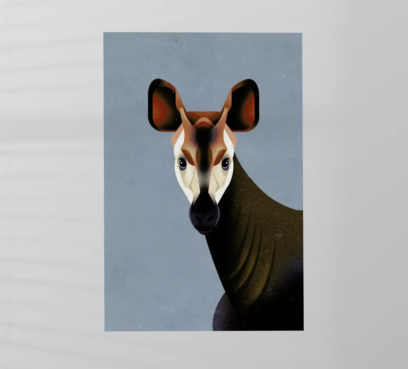 Okapi backlit folie van Dieter Braun