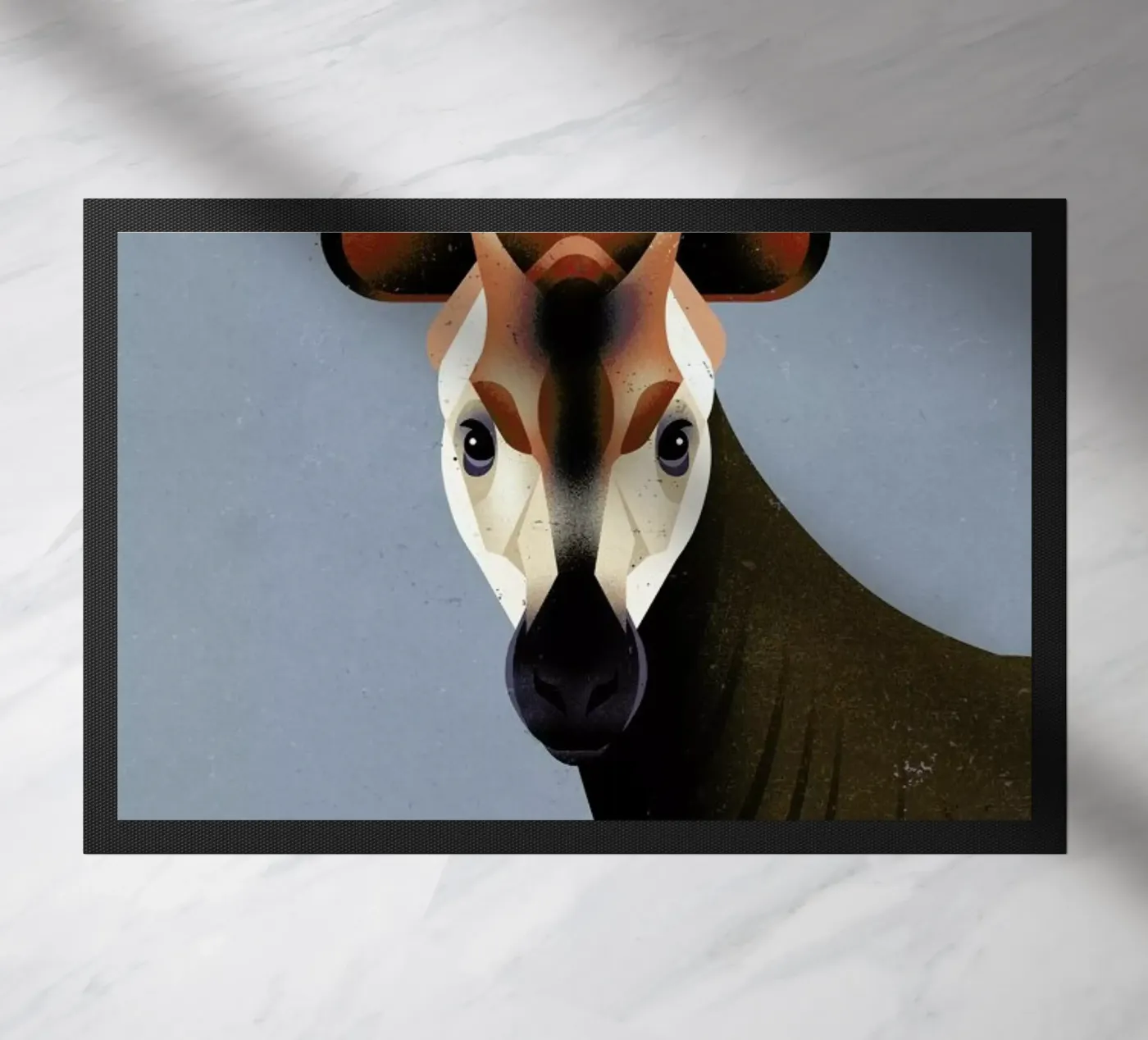 Okapi doormat by Dieter Braun