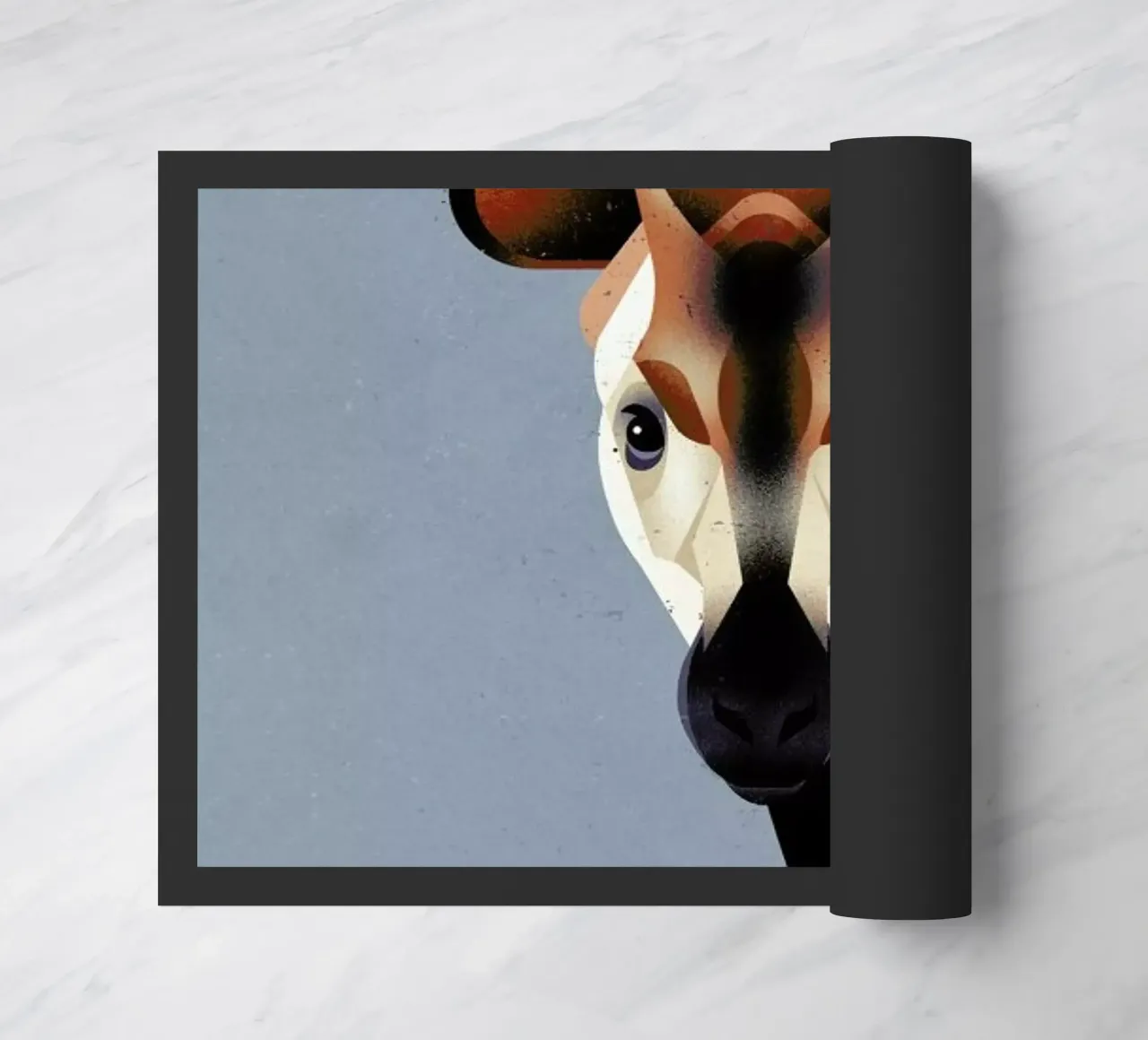 Okapi doormat by Dieter Braun