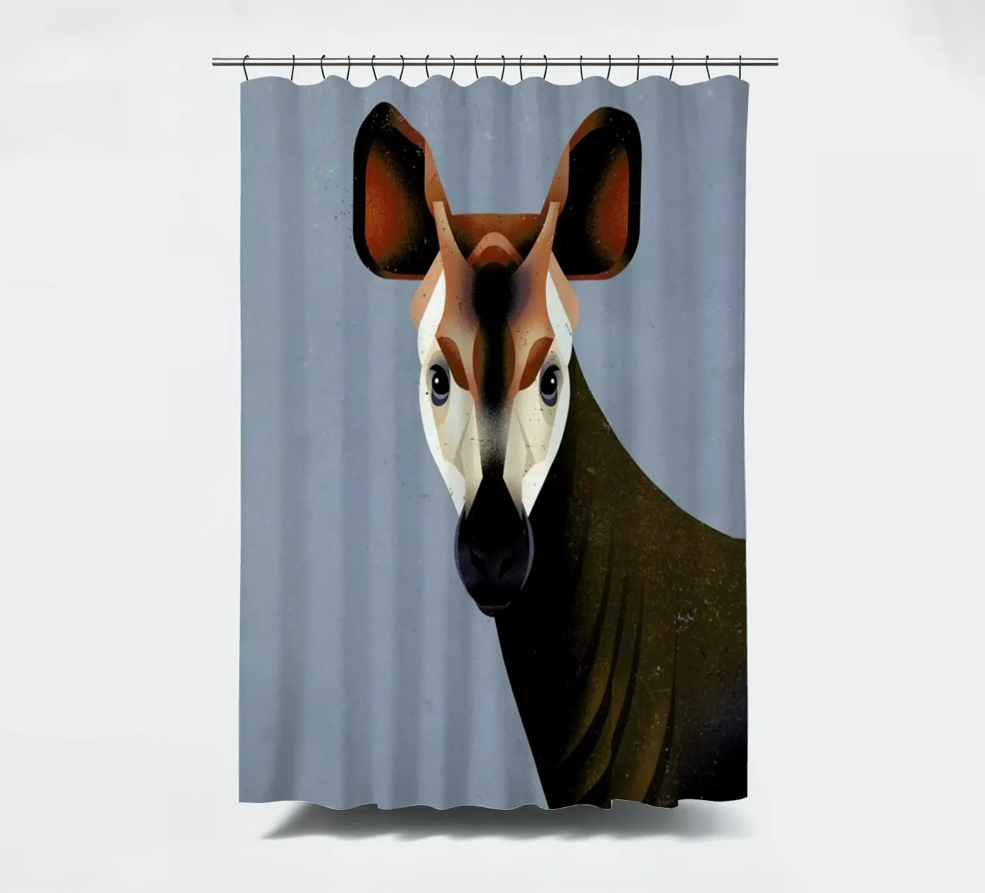 Okapi shower curtain by Dieter Braun