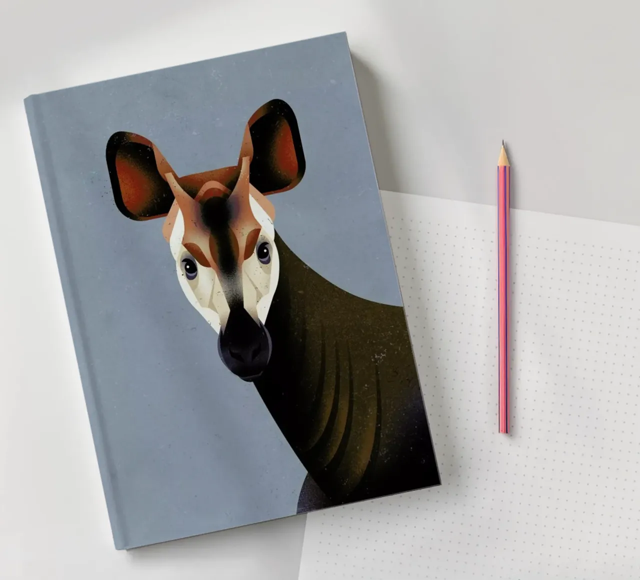 Okapi Notizbuch von Dieter Braun