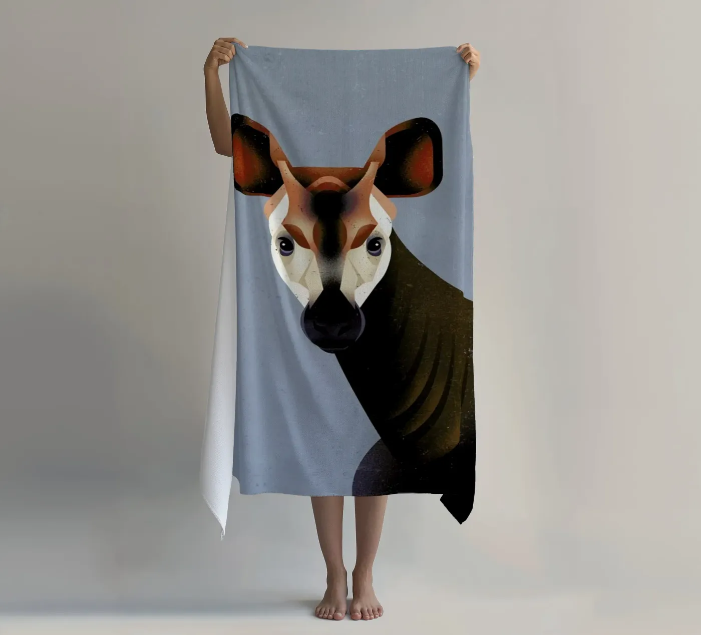 Okapi strandhanddoek van Dieter Braun
