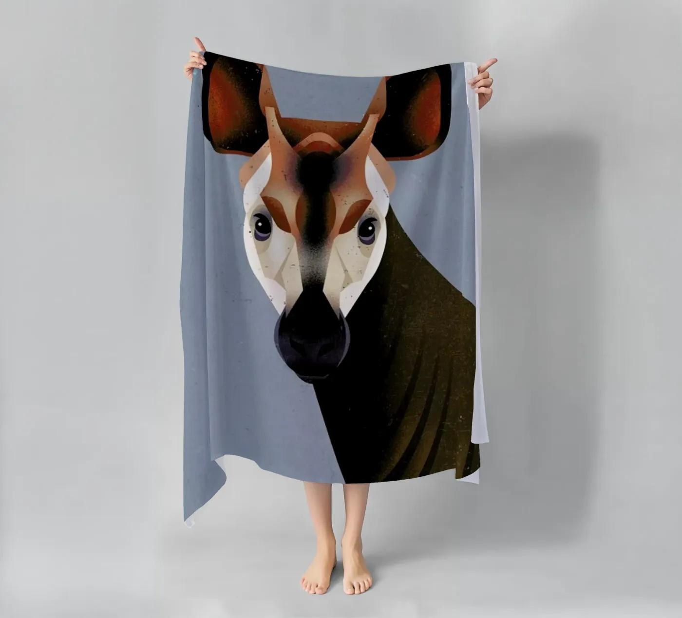 Okapi strandhanddoek van Dieter Braun