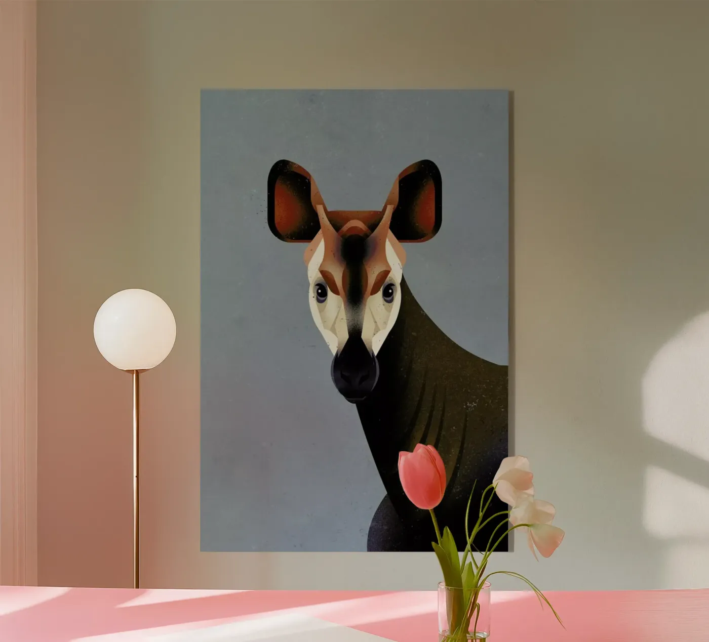 Okapi Acryl-Glas von Dieter Braun