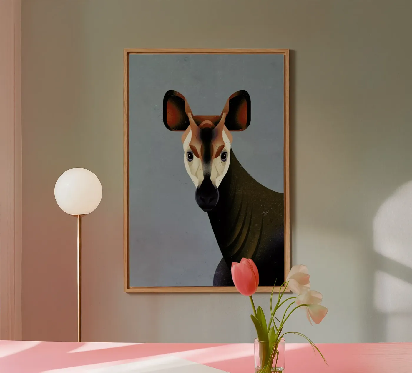 Okapi forex plate by Dieter Braun