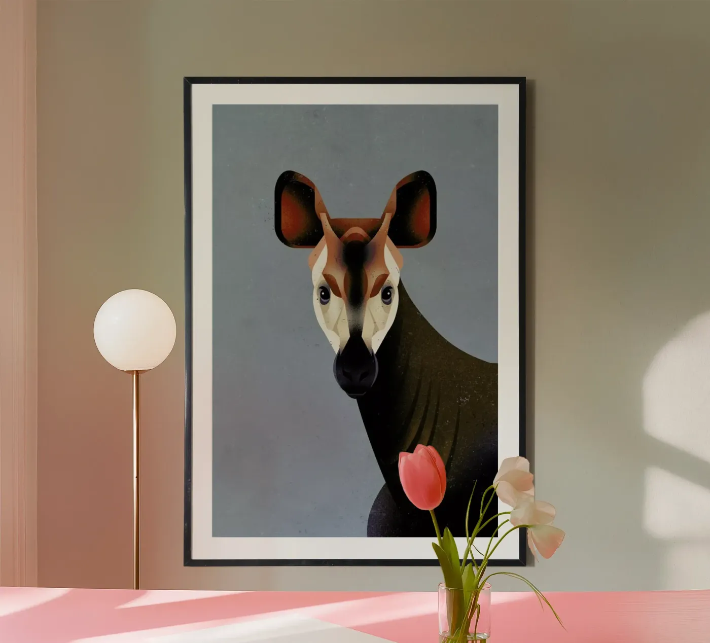 Okapi poster by Dieter Braun