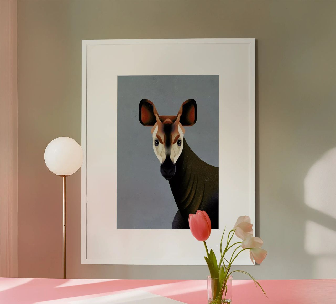 Okapi Poster von Dieter Braun