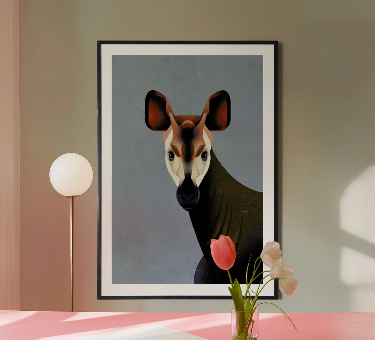 Okapi Poster von Dieter Braun