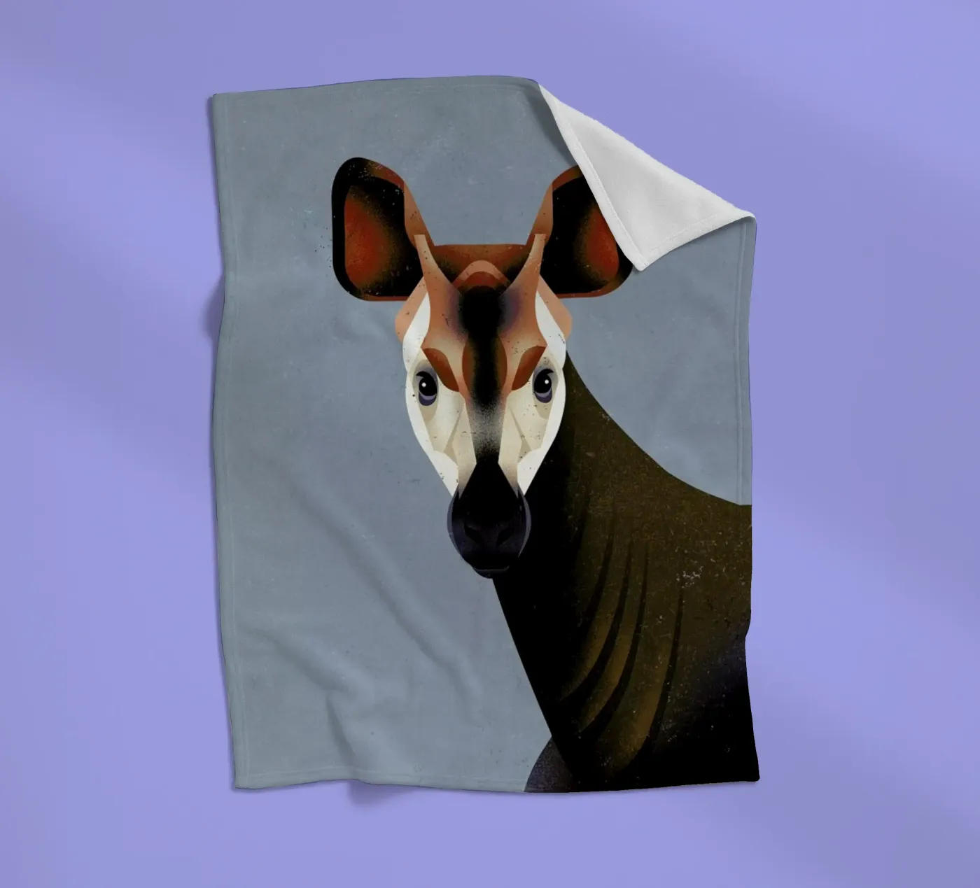 Okapi Fleecedecke von Dieter Braun