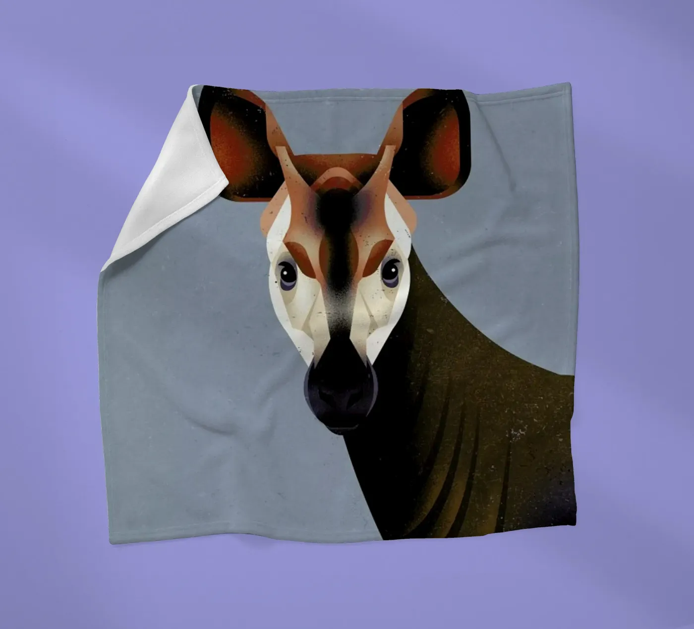 Okapi Fleecedecke von Dieter Braun
