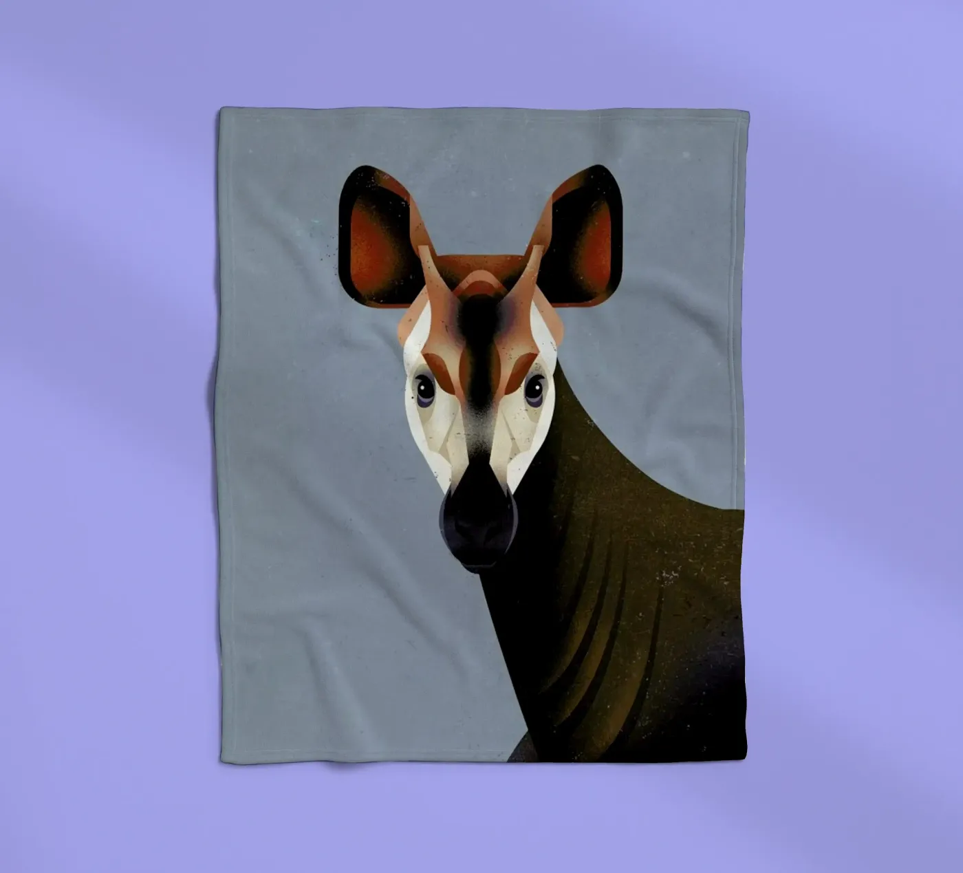 Okapi Fleecedecke von Dieter Braun