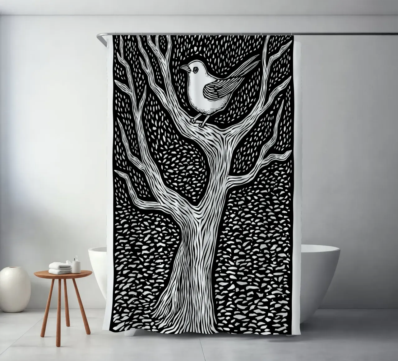 Song of the Bare Tree tenda da doccia da Indigo Rain