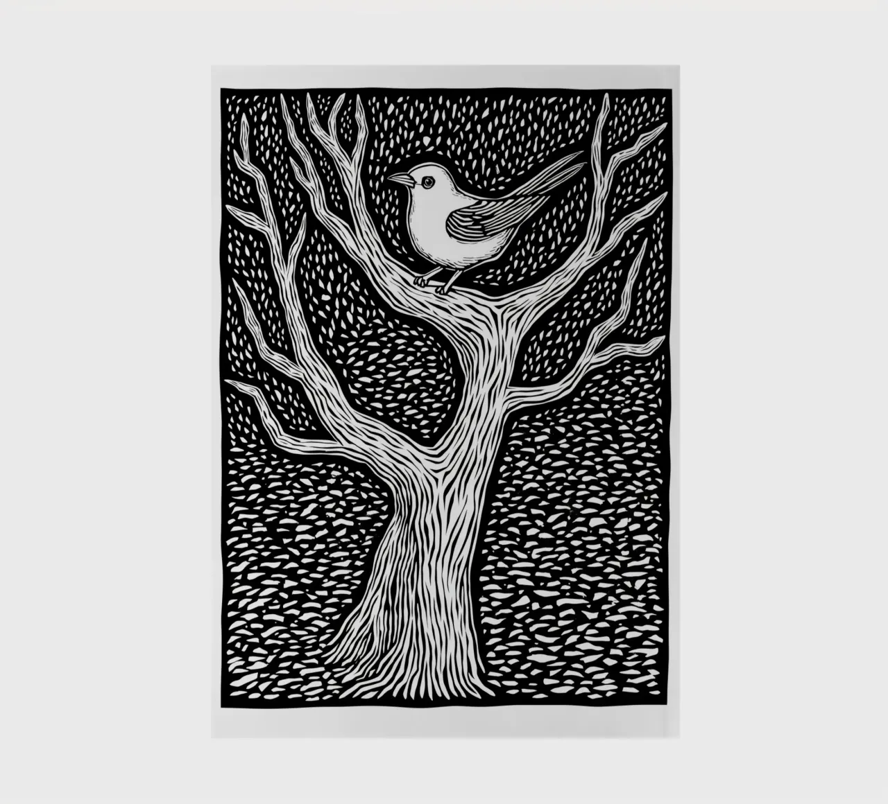 Song of the Bare Tree notebook by Indigo Rain