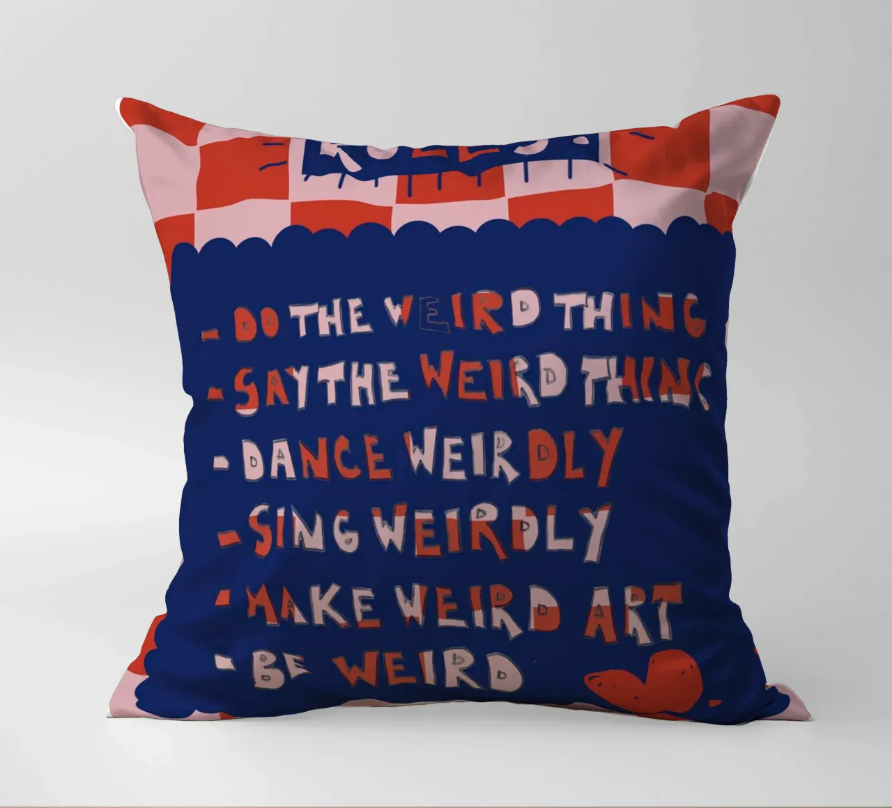 Rules to be yourself cuscino da thesoulhugclub