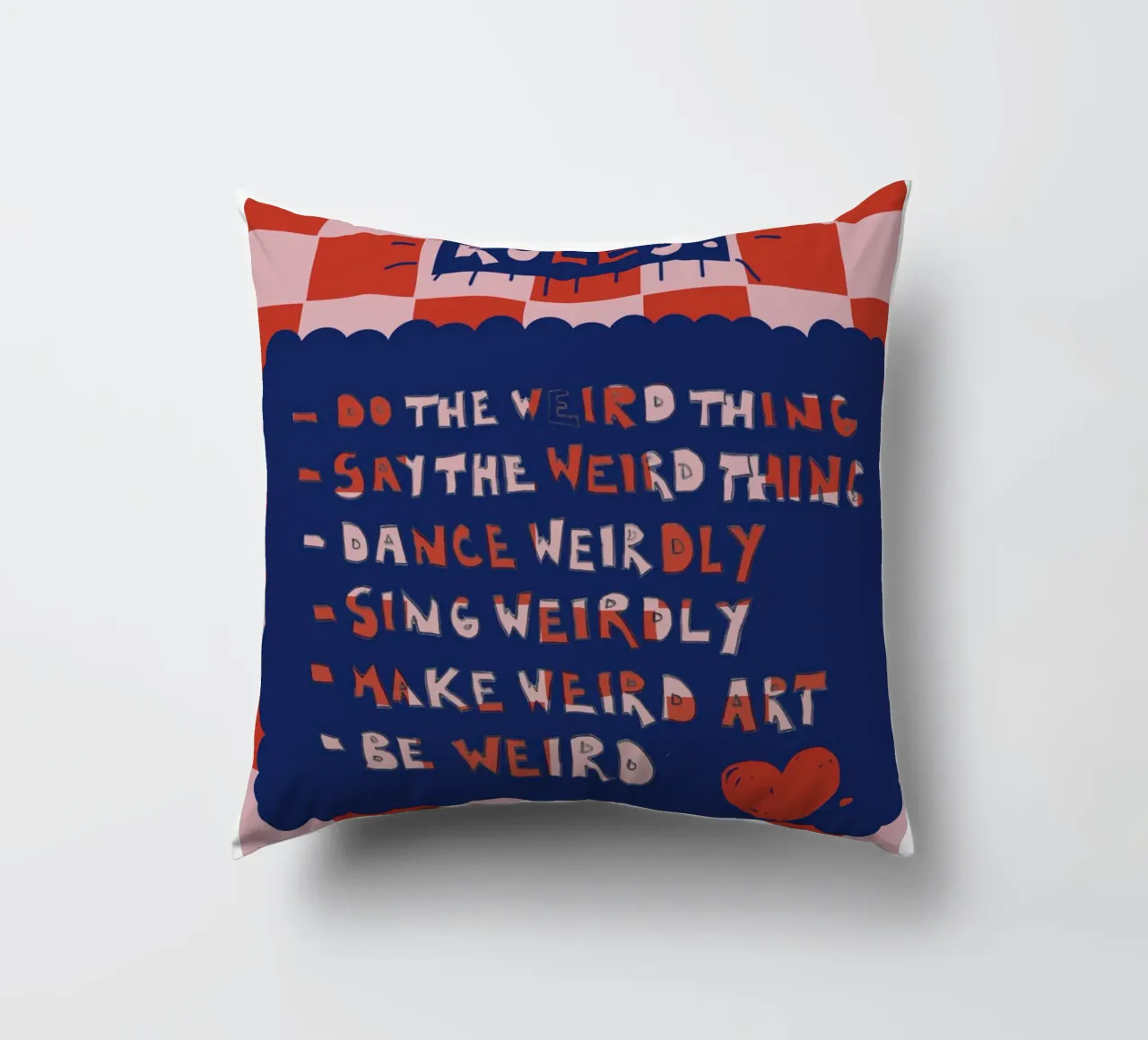 Rules to be yourself cuscino da thesoulhugclub