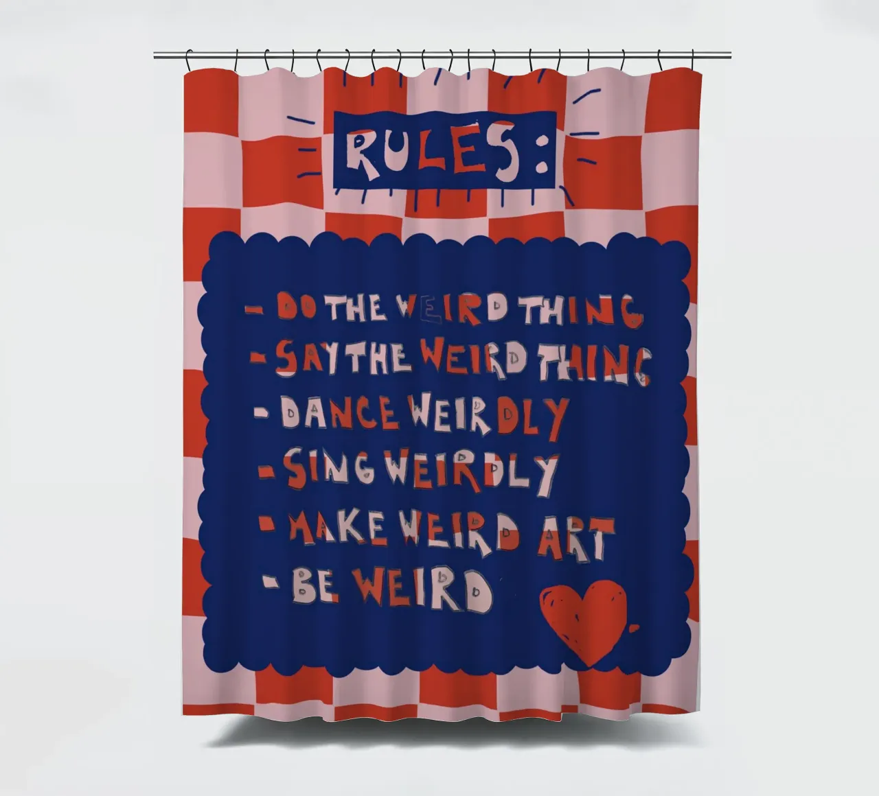 Rules to be yourself tenda da doccia da thesoulhugclub