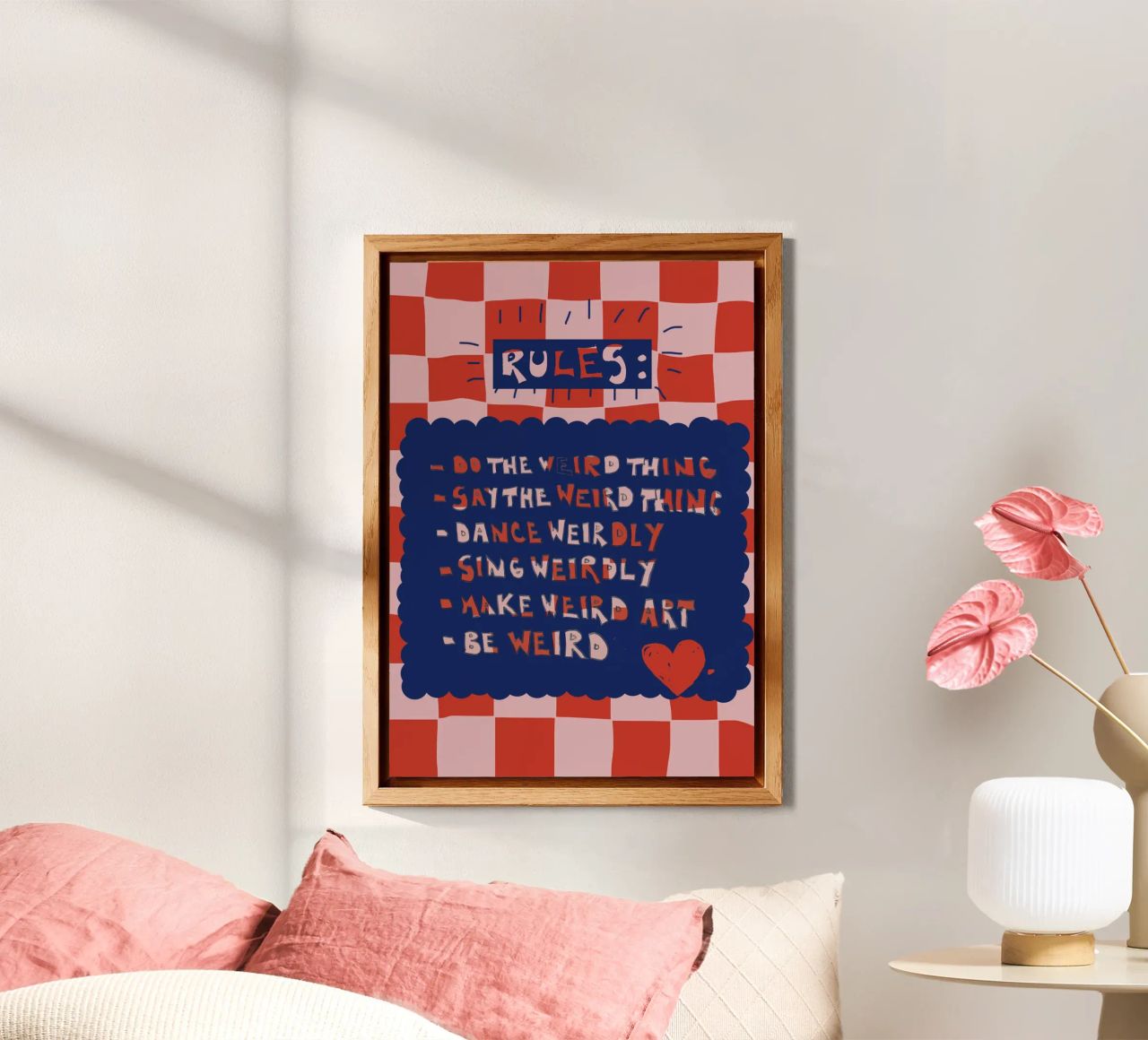 Rules to be yourself alluminio dibond da thesoulhugclub