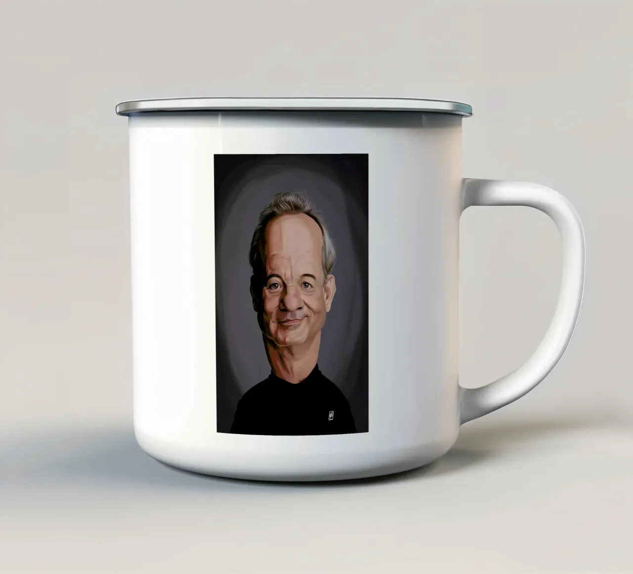 Bill Murray tazza in smalto da Rob Art | Illustration