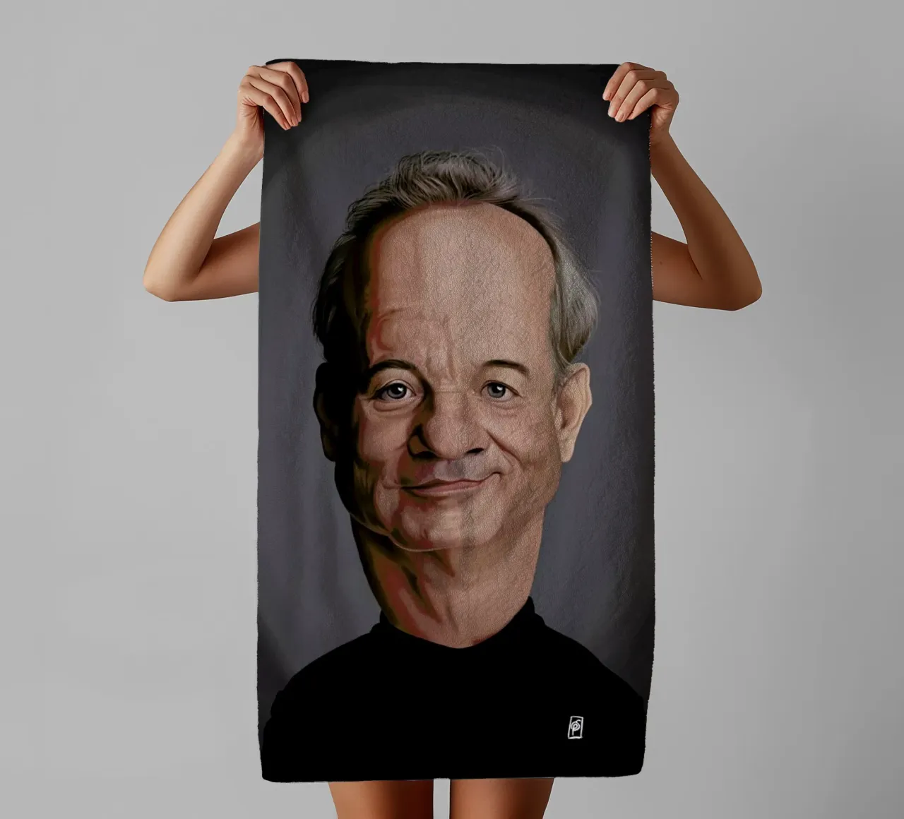 Bill Murray towel by Rob Art | Illustration