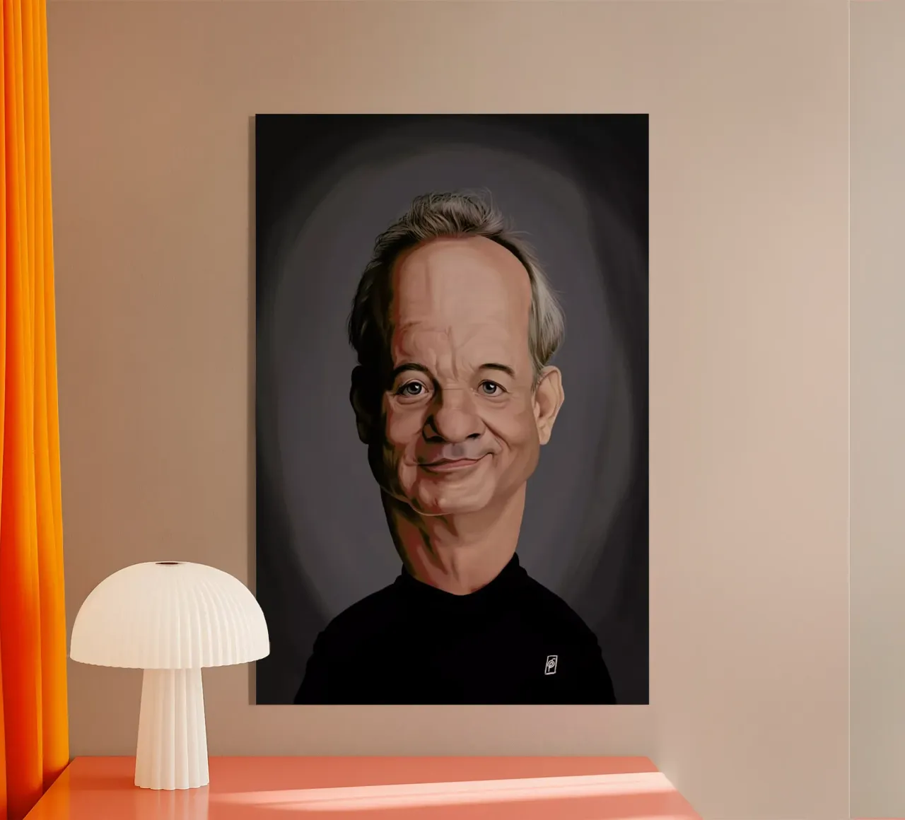 Bill Murray plexiglass da Rob Art | Illustration