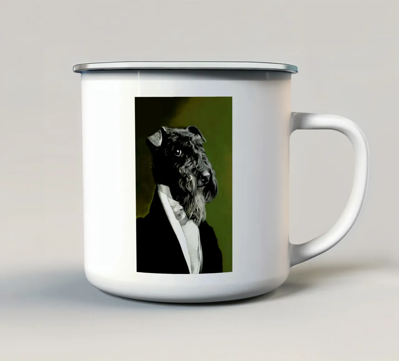 Eluf tazza in smalto da Tein Lucasson