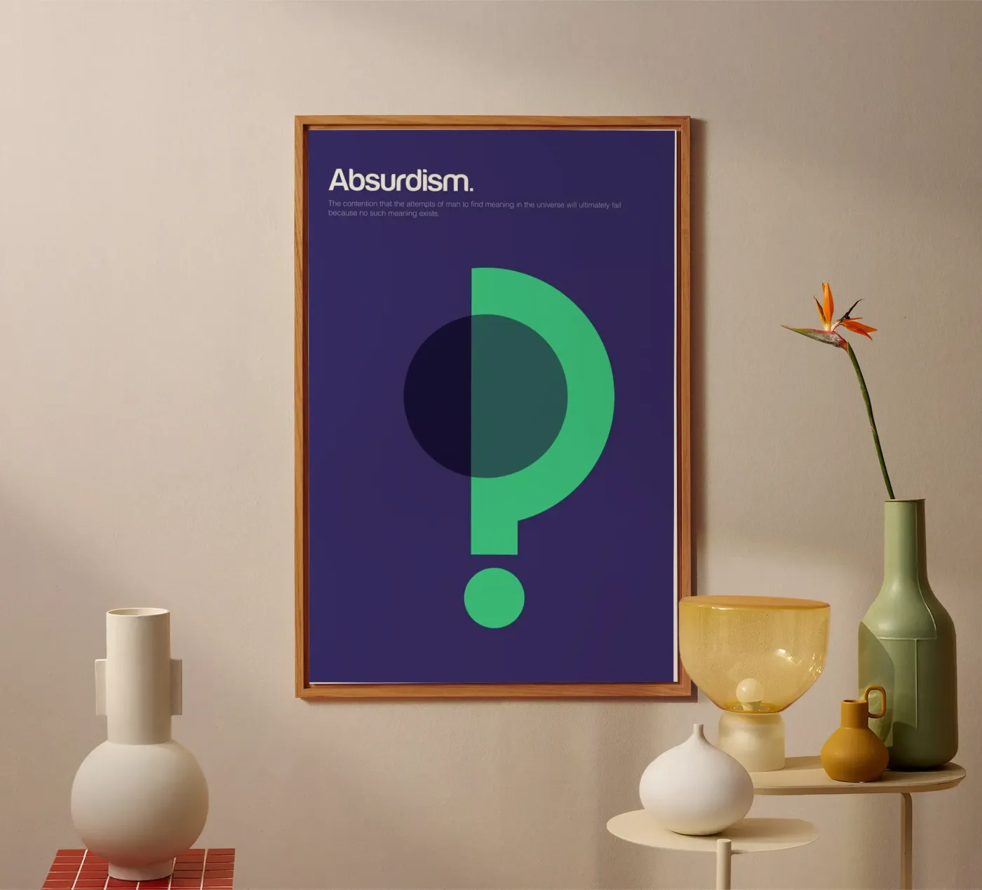 Absurdism alluminio dibond da Genís Carreras