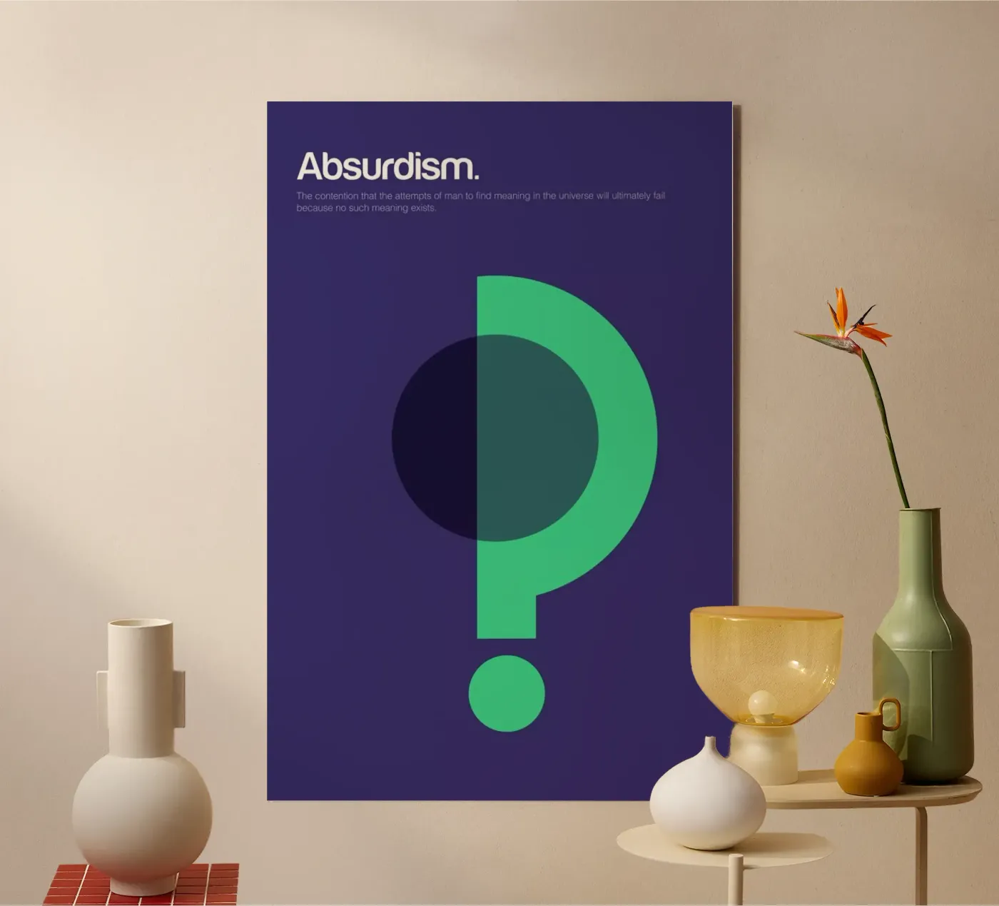 Absurdism alluminio dibond da Genís Carreras