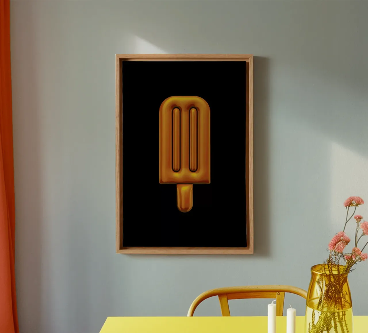 Popsicle tela con Cornice a cassetta da Octavian