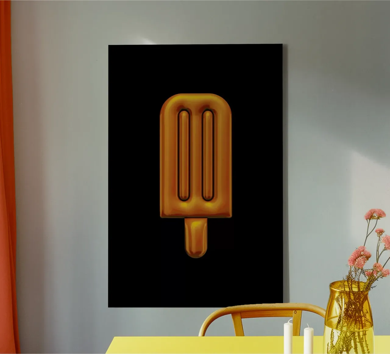 Popsicle tela con Cornice a cassetta da Octavian