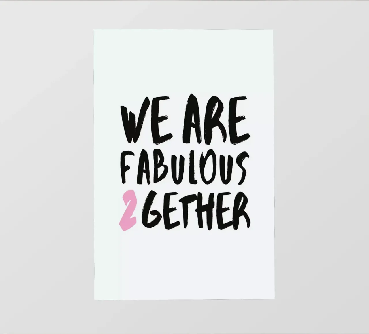 Fabulous Together telo in pvc da Amy & Kurt