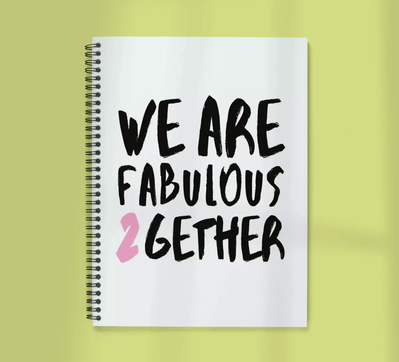 Fabulous Together spiral notebook by Amy & Kurt