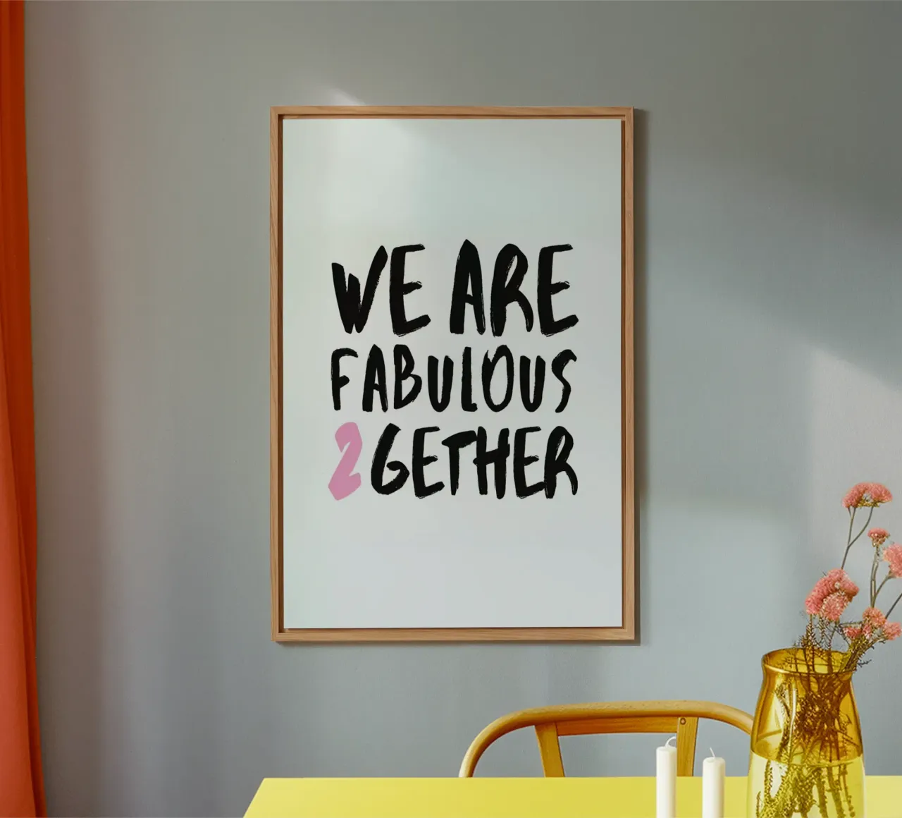 Fabulous Together alu-dibond by Amy & Kurt