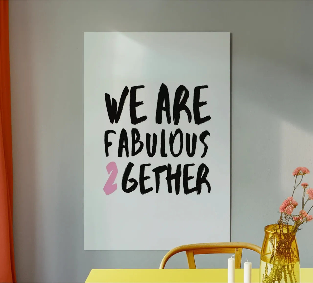 Fabulous Together alu-dibond by Amy & Kurt