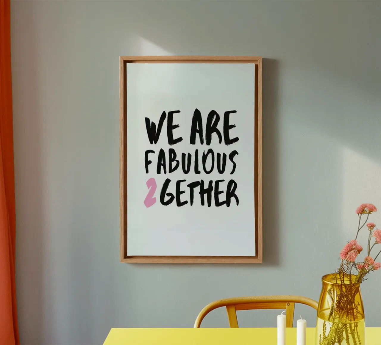 Fabulous Together canvas by Amy & Kurt