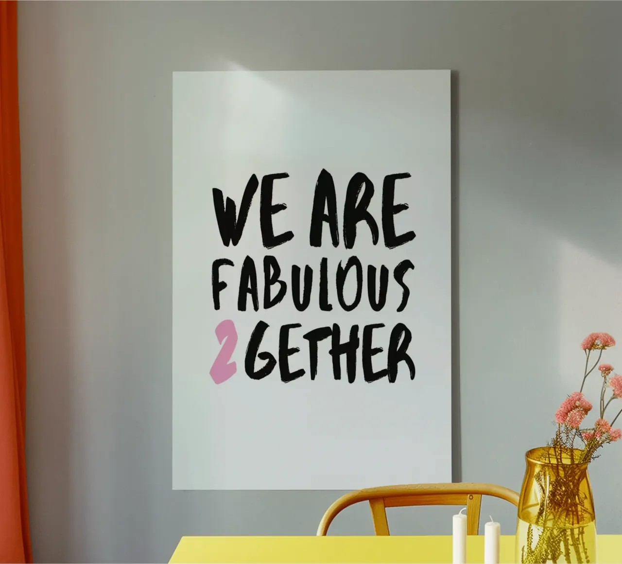 Fabulous Together canvas by Amy & Kurt