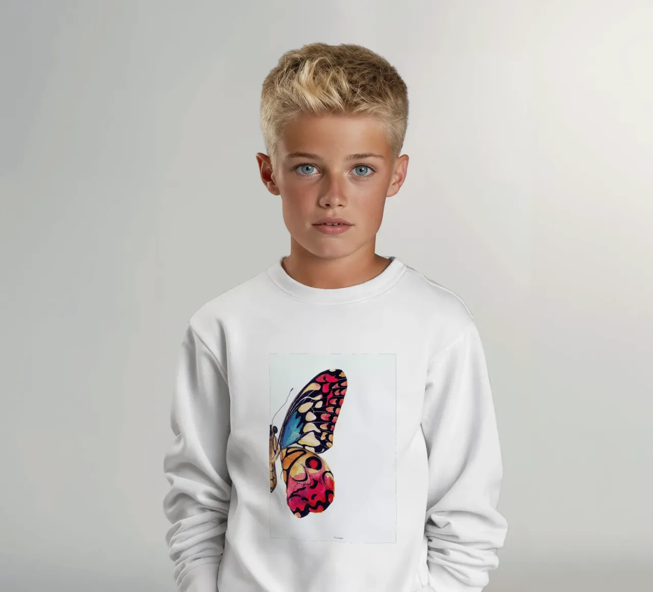 Butterfly Right felpa bambino da Mie Frey Damgaard