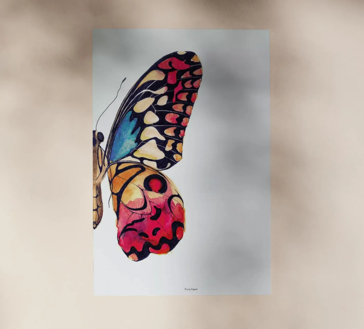 Butterfly Right pellicola backlit da Mie Frey Damgaard