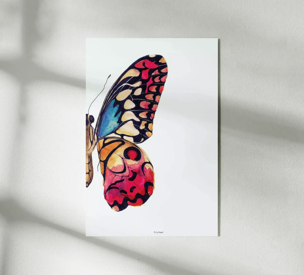 Butterfly Right plexiglass da Mie Frey Damgaard