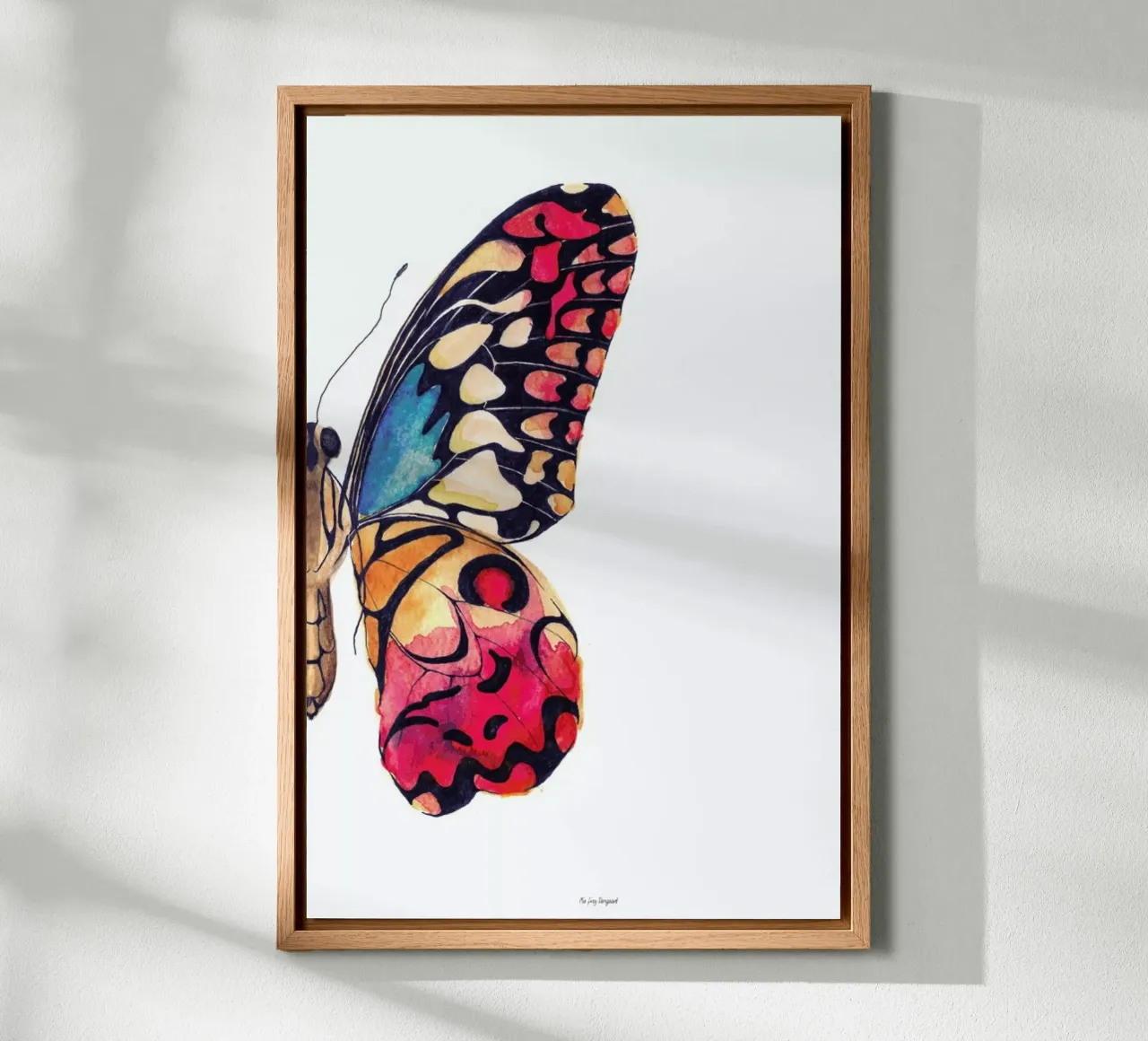 Butterfly Right alu-dibond by Mie Frey Damgaard