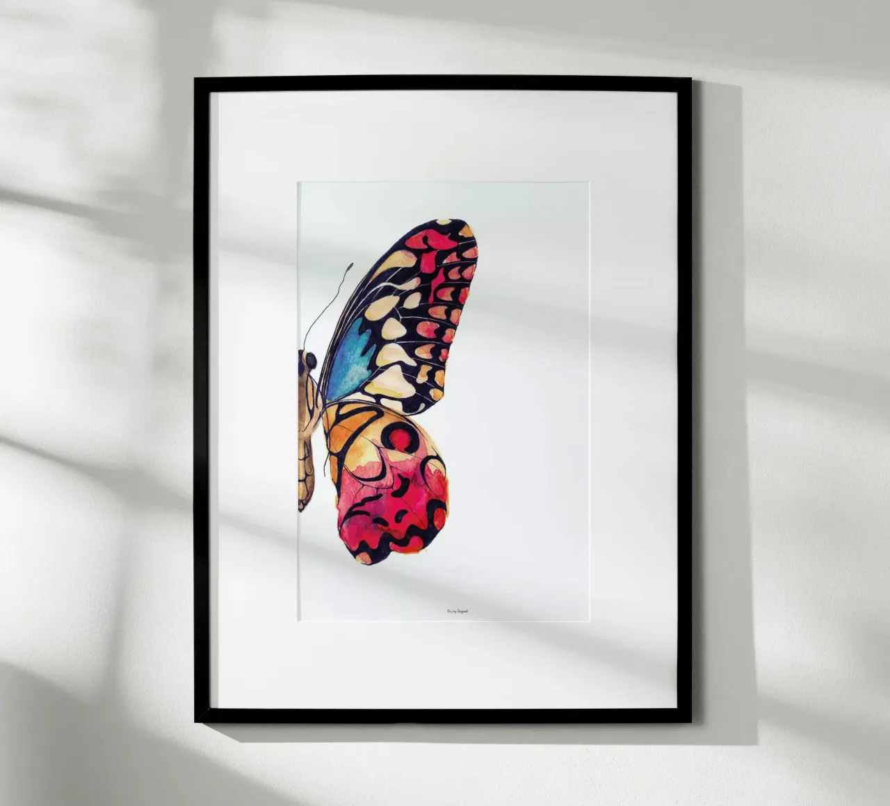 Butterfly Right hahnemühle by Mie Frey Damgaard
