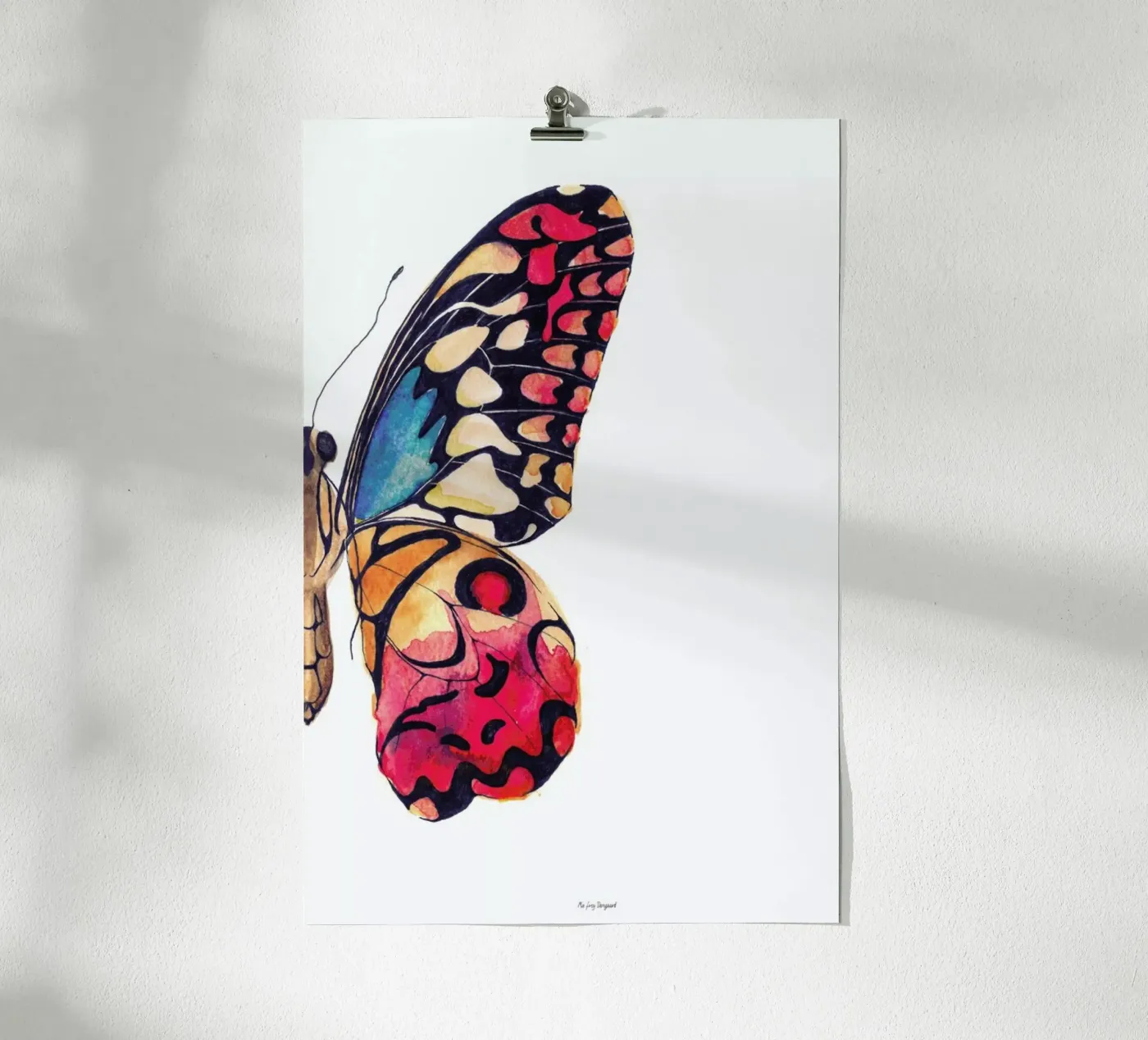 Butterfly Right poster da Mie Frey Damgaard