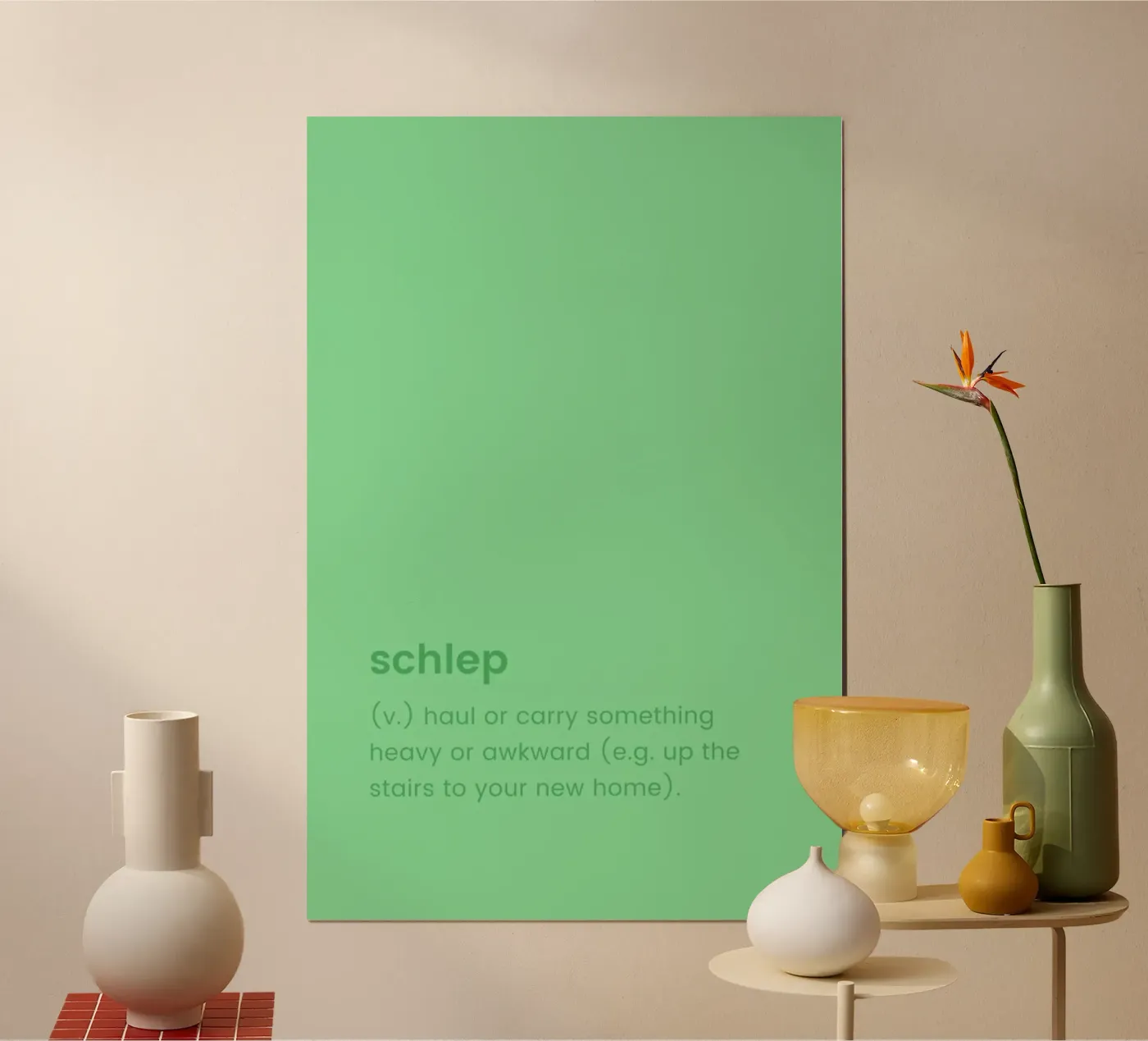 Schlep poster van Studio One